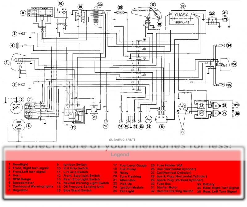 HI-RES 91-93 750 900 SS Wiring Diagram W/ Legend - Ducati ... ducati monster tail light wiring diagram 