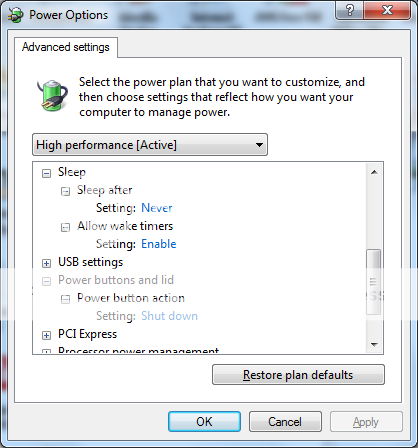 How do I make POWER button turn off computer not hibernate in Win7 ...