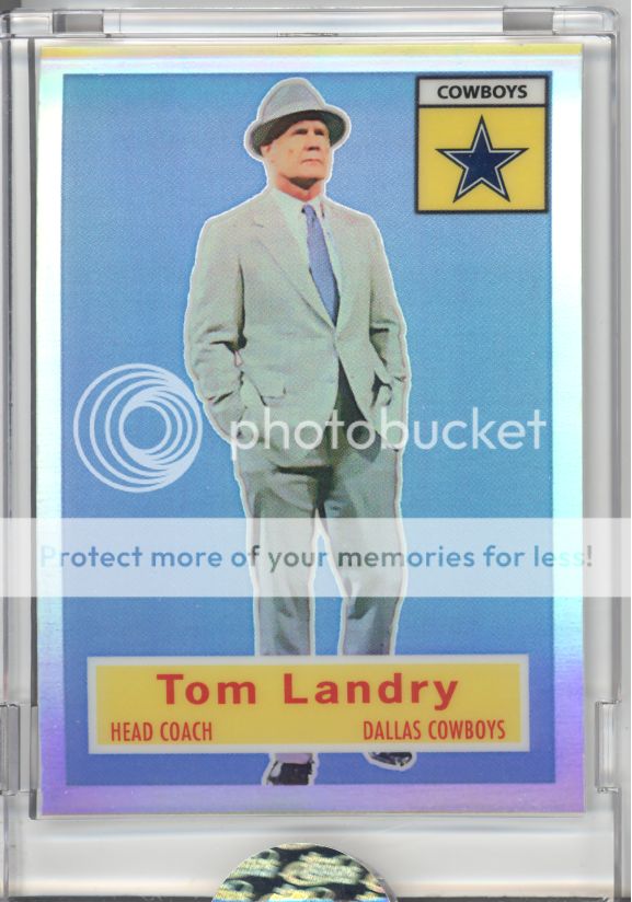   IN HAND TOM LANDRY DALLAS COWBOYS TRIBUTE #D/749 SUPER BOWL CHAMPION