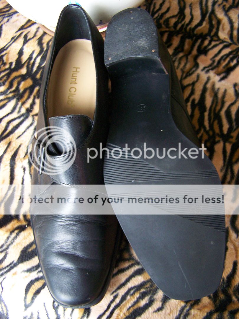 vintage 90s soft black leather buckle loafers matte black metal buckle 