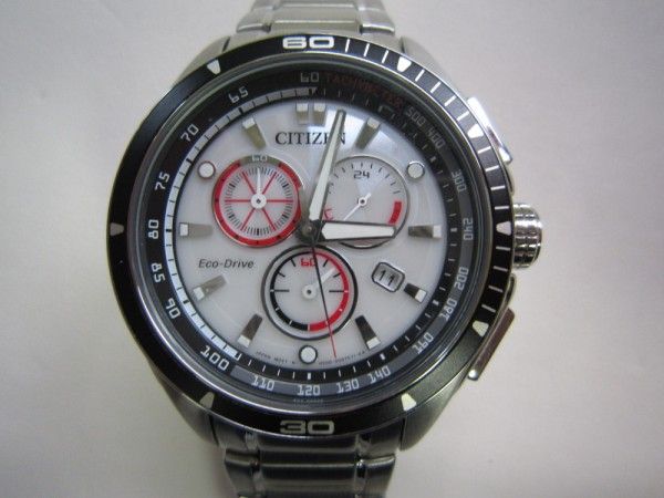   CITIZEN Eco Drive GN 4 S Chronograph WRIST WATCH in BOX